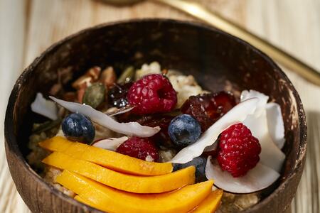Health foods available at Bela Vita Bar and Bresserie.