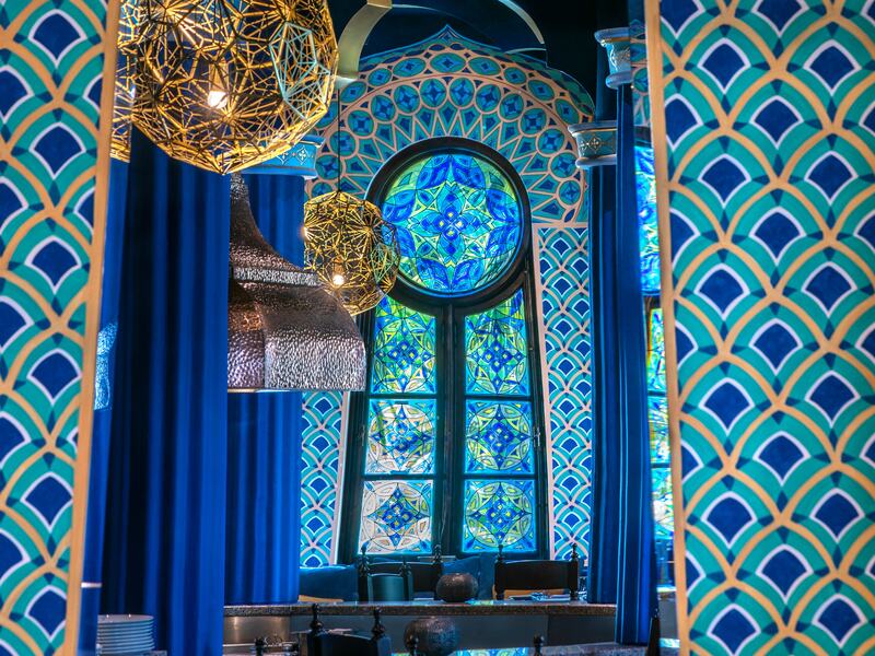 Aladin Grill Restaurant: Interior view.