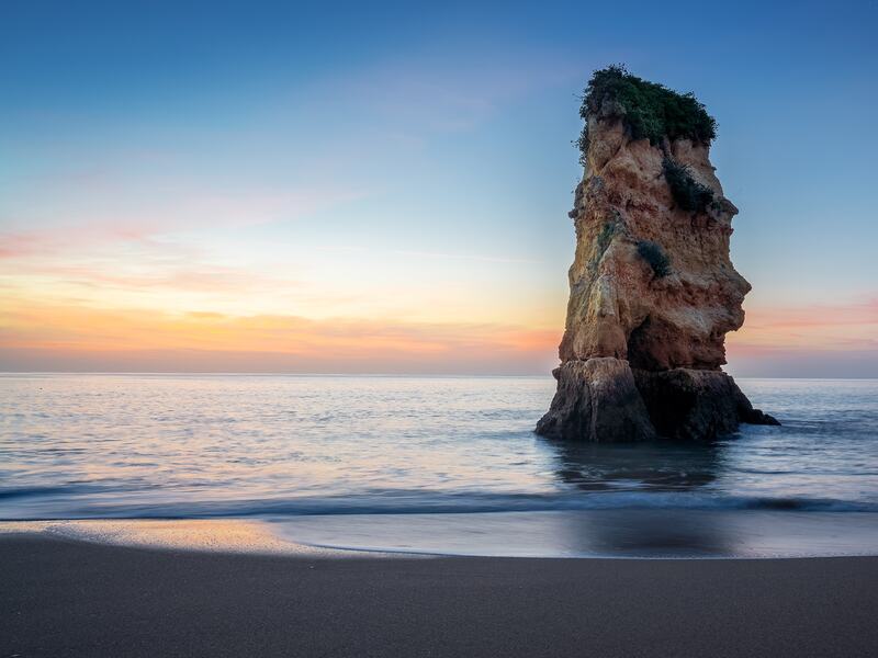 Beyond the resort: Beach Algarve.