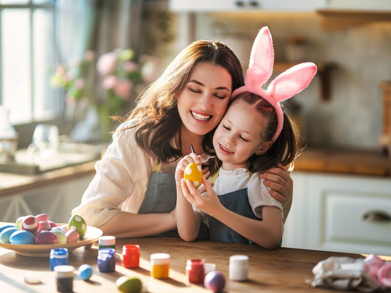 Upcoming events: Exciting Easter egg painting.