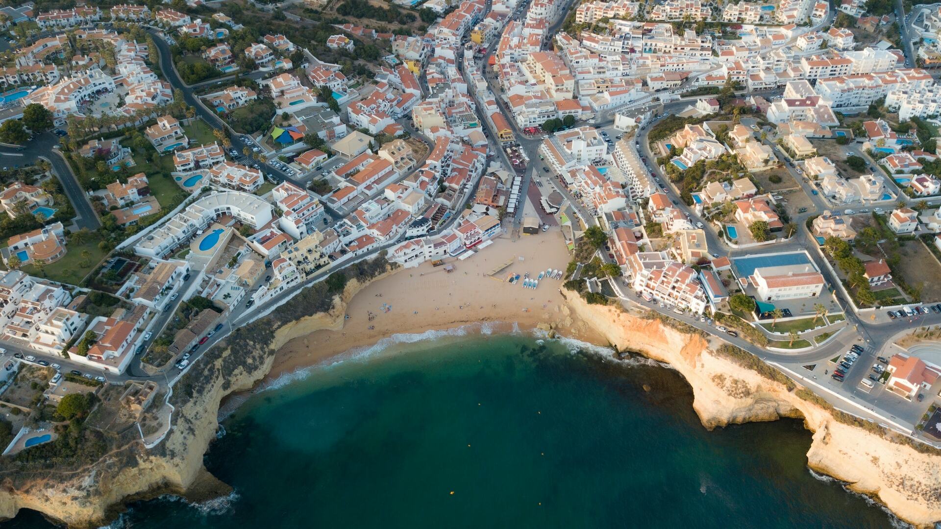 Coastal village from Algarve