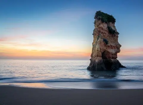 Beyond the resort: Beach Algarve.