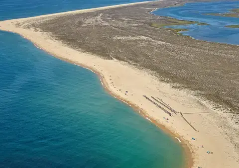 Beyond the resort: Ilha Deserta.