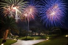 Celebrations and Events: Fire work spectacle.