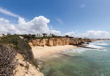 Coastal view of Algarve region