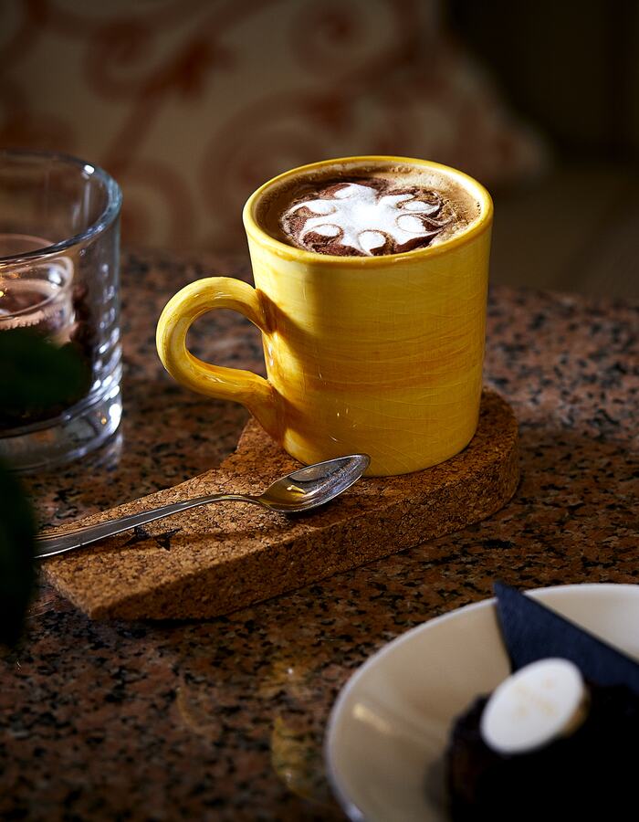 Available lattes at Adega Restaurant.