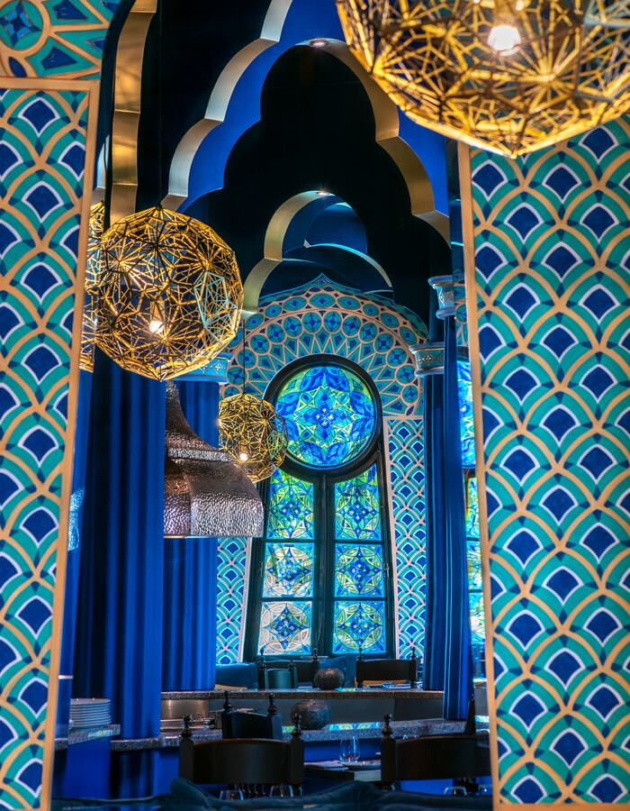 Aladin Grill Restaurant: Interior view.