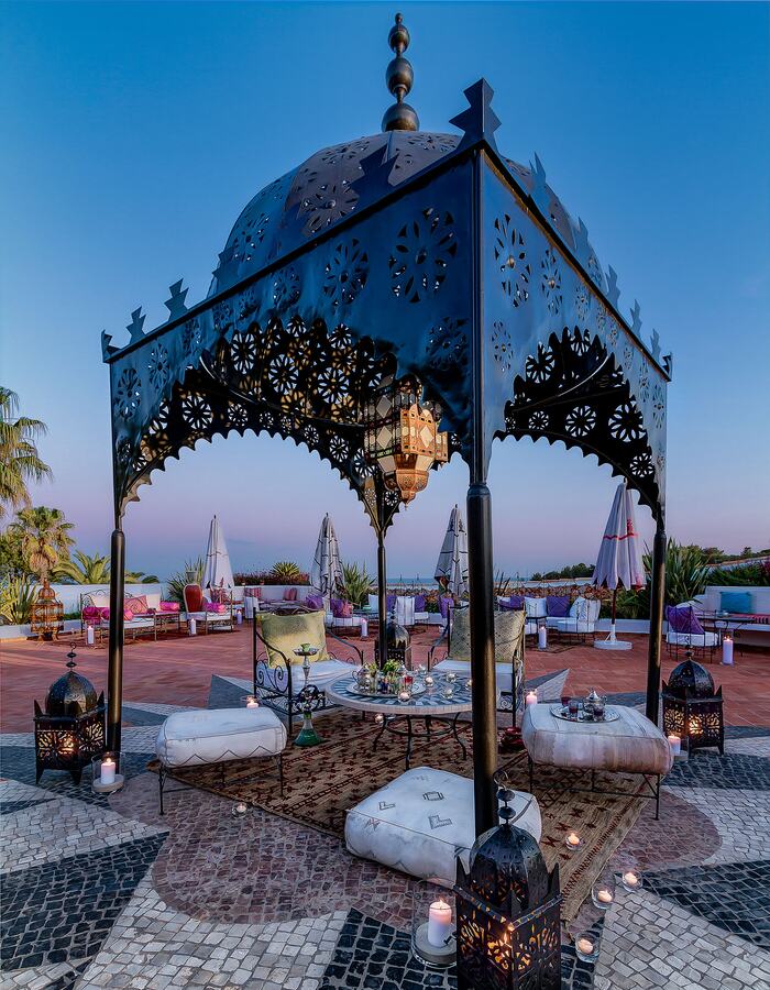 Manzar Terrace sunset.