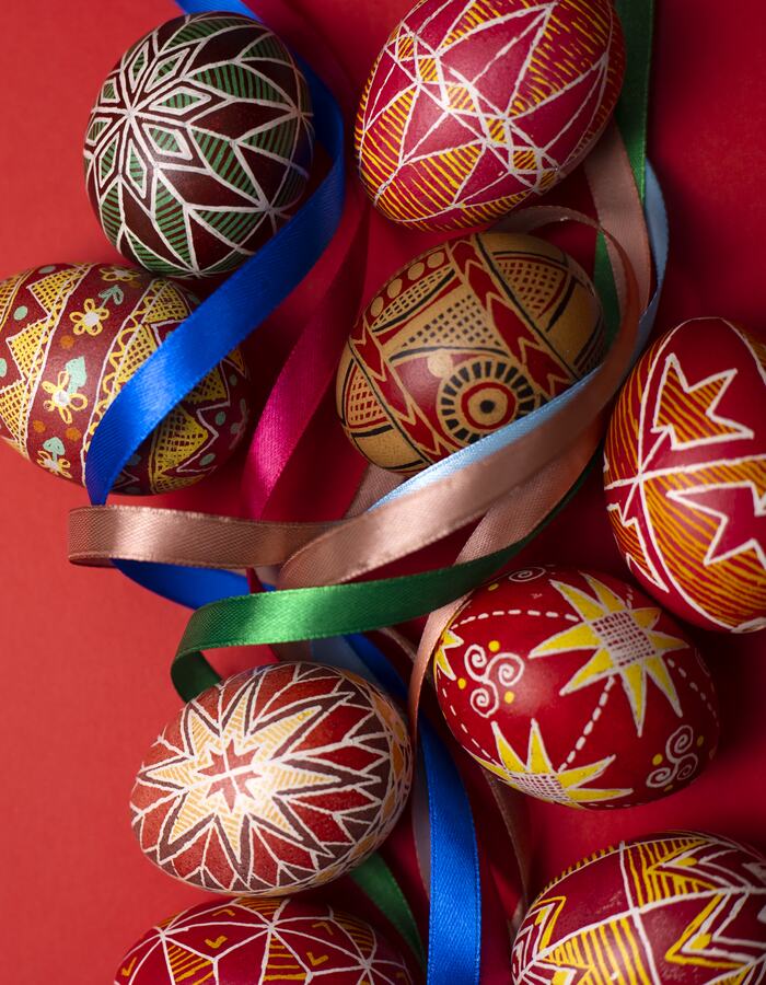 Upcoming events: Pysanky Easter Egg decorating workshop.