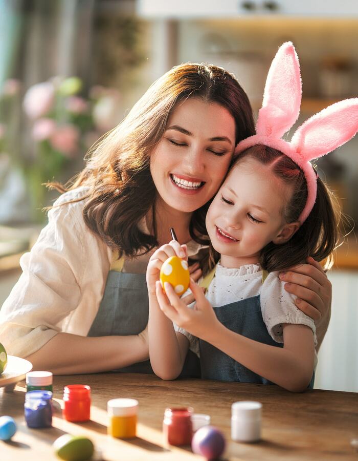 Upcoming events: Exciting Easter egg painting.