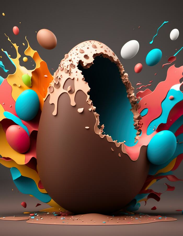 Upcoming events: Easter chocolate eggs painting workshop