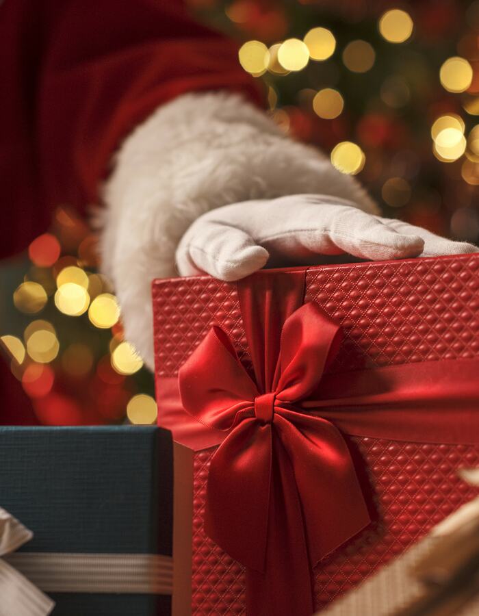 Upcoming events: Santa Claus Gift Delivery for Children.