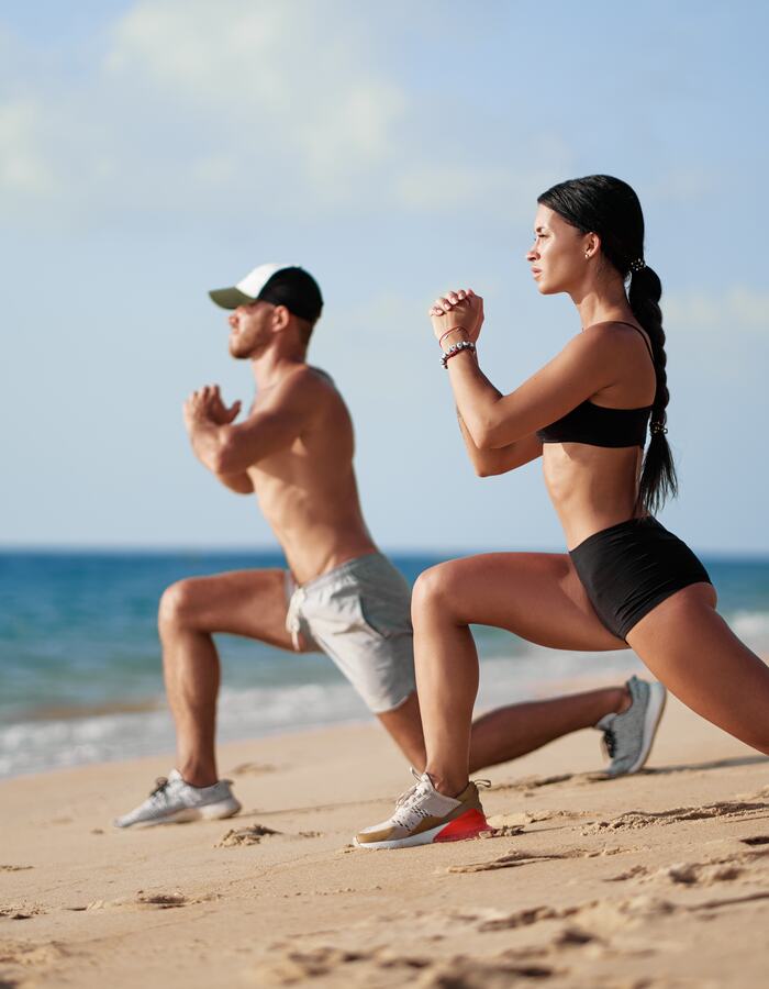Fitness class on the beach - Wake up pack on Praia Dourada