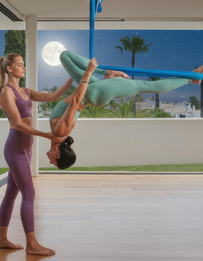 Full Moon Aerial Yoga